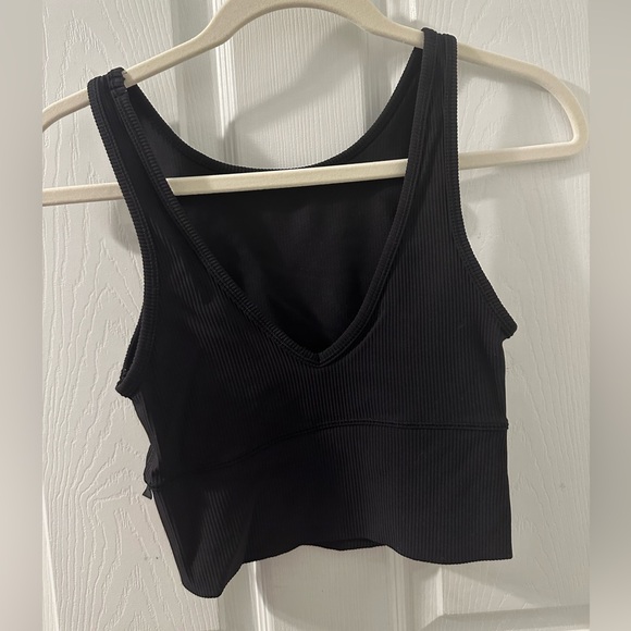 Lululemon Power Pivot Tank- Black size 4 - Picture 2 of 3